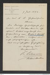 k.k. naturhistorisches Hofmuseum, Intendanzakten 1885-1896 (Hauer), Aktenzahl Z.642/1892, Seite 9